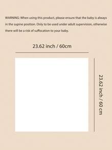 Happy Flute 5 cái Qủa tặng Bộ 2 Lớp Cây tre Muslin Bib Yếm dãi 60*60cm Em bé Khăn quàng cổ Khăn tay - Nhiều màu - Xem 8