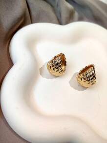 Hoop Earrings - 金色 - 查看 7