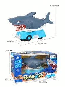 tiburón modelo todo direccional eléctrico Juguete de coche para niños con Luz con música - Multicolor - Ver 7