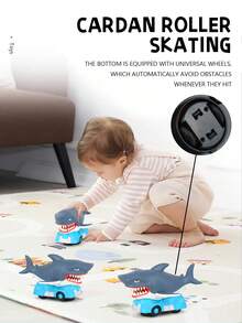 tiburón modelo todo direccional eléctrico Juguete de coche para niños con Luz con música - Multicolor - Ver 3