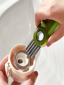 1 件 U 型清潔杯刷,奶瓶杯矽膠刷