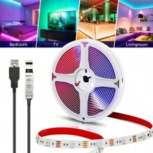 5V LED Strip Light For Home - White - View 1