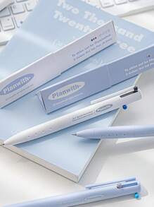 1支3合1筆,具有不漏字的設計,多色螢光筆和簽名筆 - 彩色 - 查看 6