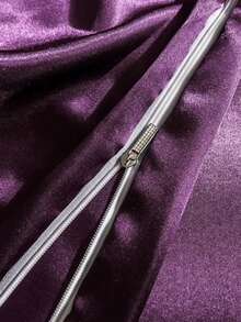 1 Vỏ chăn trơn làm bằng vải satin với kiểu dáng đơn giản và họa tiết giả lụa, thích hợp cho giường đôi Eu King Size trong phòng ngủ - pha lê màu tím - Xem 6