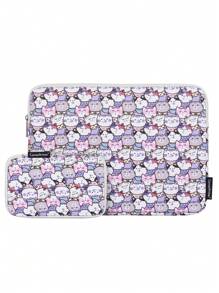 Canvas Artisan Laptop Bag Sleeve Combination Suit Computer Bag Waterproof Laptop Sleeve For MateBook, Laptop Bags, Portable Laptop Sleeves Compatible With Macbook - Multicolor - View 2