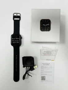 Hartslag monitor Vierkant Smartwatch - Zwart - Bekijken 7