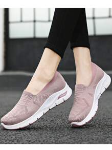 Casual Sports Tennis Shoes For Women Lightweight Slip On Shoes