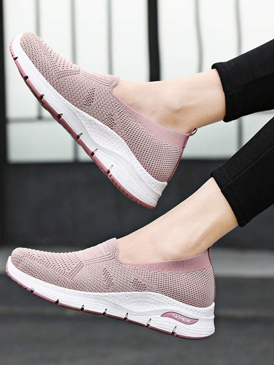 Casual Sports Tennis Shoes For Women Lightweight Slip On Shoes