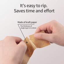 Cinta De Embalaje De Papel De Kraft Autoadhesivo - Marrón - Ver 5