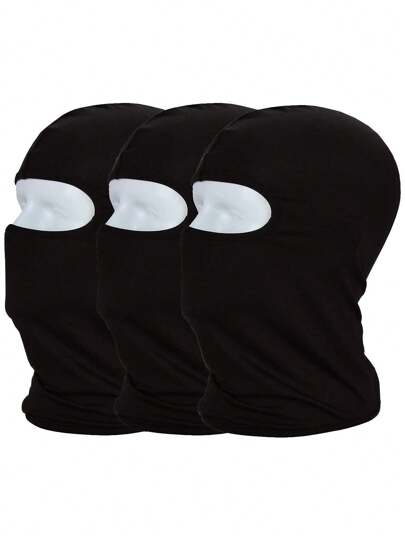 3/2/1 Stück Balaclava Sonnenschutz Gesichtsmaske Skimas Halstuch Gesichtsschal für Outdoor Sport