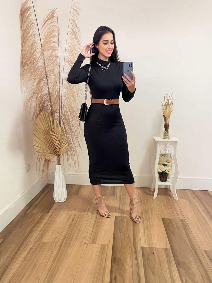 Women Dresses - 黑色 - 查看 1