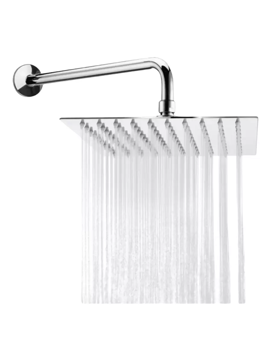 Square Rain Type Stainless Steel Watering Can 200mm - Silver - View 1