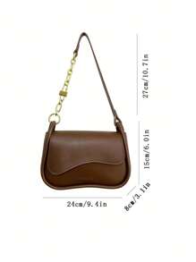 2025 New Fashionable & Versatile Shoulder Diagonal Crossbody Bag For Women - Brown - View 5