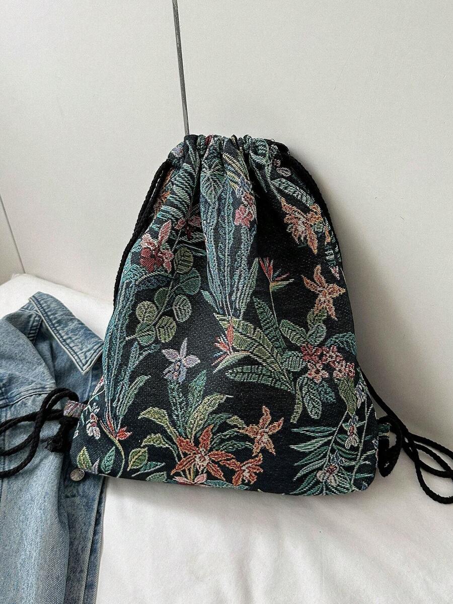 Balo Thời Trang Nữ Đồ họa - màu đen - Xem 1