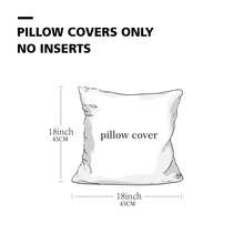 1pc Velvet Embroidered Pillowcase, White Reindeer Decorative Cushion Cover For Sofa, 18*18inch, Dark Green - Dark Green - View 2