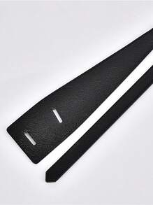 1 chiếc thắt lưng thắt nút PU dành cho nữ, phụ kiện thời trang cho áo khoác và váy, dây thắt lưng mới để thắt vào mùa hè, mùa thu, mùa đông, Halloween - màu đen - Xem 3