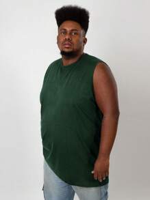 Men Plus Size Tank Tops - 彩色 - 查看 2