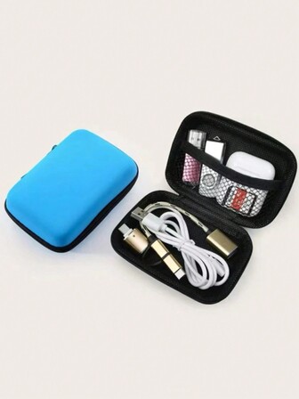 耳機袋、數據線袋、手機充電器袋、迷你磨砂正方形盒袋