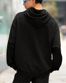 Men Sweatshirts - 黑色 - 查看 2
