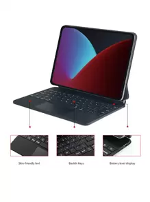 KX008 Apple Magic Keyboard: IPad Keyboard Case With Power Display Compatible With Ipad Pro 11-Inch (1st, 2nd, 3rd Generation) And IPad Air 10.9-Inch (4th, 5th Generation), Great Typing Experience, Built-In Trackpad, US English - Black - Black - View 5
