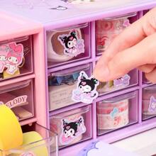 Miniso Sanrio Characters Grid Drawer Storage Box (Kuromi) - Purple - View 3