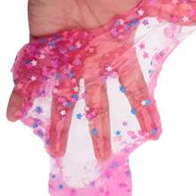 120ml紫色粉色透明爆米花果凍氣泡星香味美味又好玩,不黏手爆炸樂diy氣泡泥,適合男女生日派對禮物,伸縮大泥體感玩具 - 淡紫色 - 查看 6