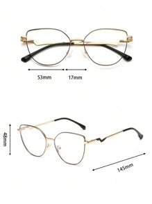 1 chiếc gọng thép không gỉ, chân sơn và lò xo dây đeo hàng ngày cho nữ - màu đen - Xem 5