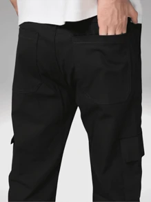 Men Pants - 黑色 - 查看 3