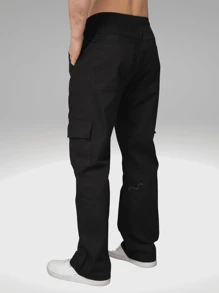 Men Pants - 黑色 - 查看 6