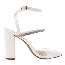 Women Heeled Sandals - 白色 - 查看 3