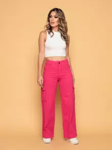 Women Jeans - Màu Hồng  Dưa hấu - Xem 5