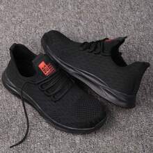 Nam Và Của phụ nữ Đúng mốt Thoáng khí Thép Sau đó Giày dép , Chống đập phá , Chống Xuyên , An toàn , Đúng mốt , Làm việc Giày dép Với Thông thoáng , Trượt Sức chống cự , Giảm xóc , Mặc Sức chống cự , Thép Sau đó , Ngoài trời An toàn Giày dép Với Đệm khí Giảm xóc , An toàn Giày dép Đối với Nhân công Sự bảo vệ , Giày lêu lổng - màu đen - Xem 7