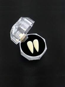 Dientes Postizos En Caja De 19 Mm Para Cosplay, Disfraz De Fiesta - En caja de 19 mm. - Ver 1