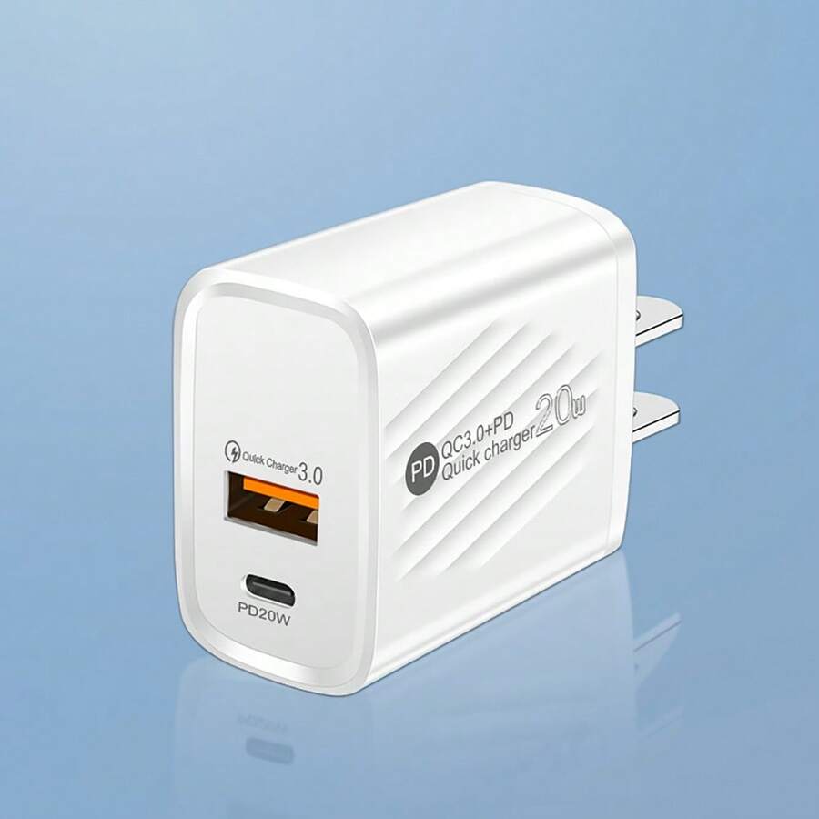 1 個美國標準充電器 - 白色 - 查看 1