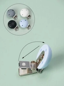 4pcs Vibrant Mixed Color Silicone Clips - Three-Hole Round Design For DIY Jewelry Making - Perfect Accessories For Creative Craft Projects, Assorted Colors Included