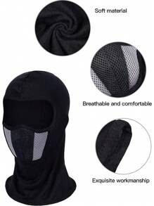 Mặt nạ nam & Mũ che mặt - màu đen - Xem 2