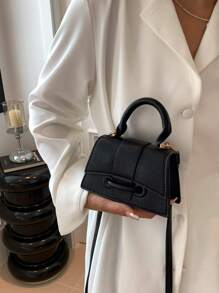 Bolsa de textura super popular deste ano, bolsa quadrada pequena estrangeira, nova bolsa versátil de cor sólida, bolsa feminina