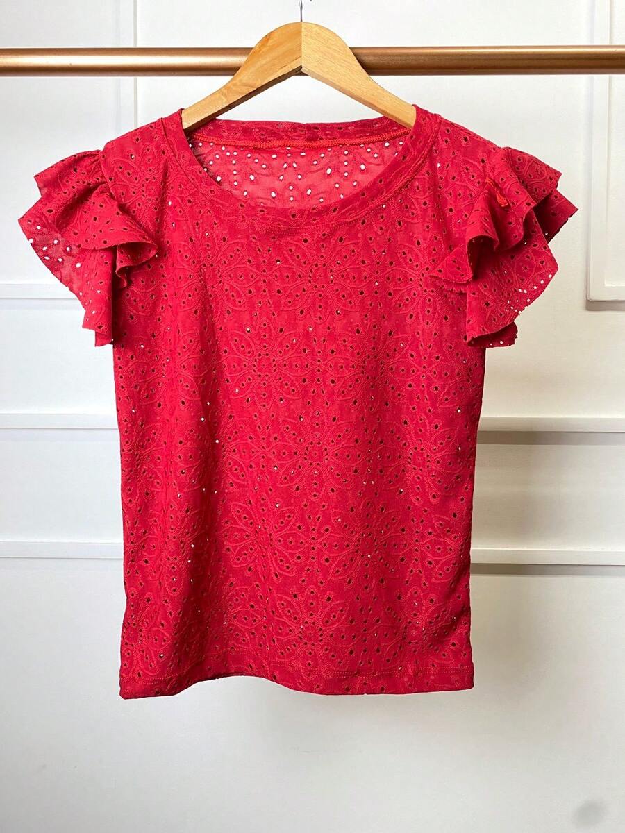 Women Blouses - Đỏ - Xem 1