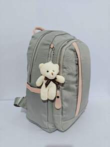 Women Fashion Backpacks - Grey - View 2