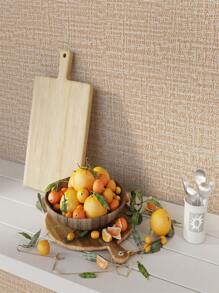 接觸紙淺卡其草布紋理壁紙自黏壁紙浮雕接觸紙自粘布假亞麻可拆卸壁紙,適用於臥室櫥櫃裝飾 - 卡其色 - 查看 4