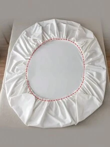 1件装春夏防水婴儿床垫保护套，柔软透气，可机洗，适用于婴儿床 - 彩色 - 查看 3