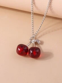 Set Kalung - Merah - View 3