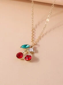 Set Kalung - Merah - View 4