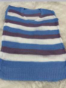 Women Sweaters - 藍色 - 查看 2