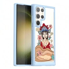 华丽多彩的奢华潮流手机壳适用于三星 Galaxy S23 Ultra/S23+/S23FE/S23/S22 Ultra/S22+/S22/Note10+/Note 20 Ultra/Note 20/M54 5G/M34 5G/M23/M14/M13 5G/F54 5G/F34/F23/F14/A73/A54 5G/A53/A34 5G/A33/A25/A24/A23/A14/A13/A04S 手机壳 - 藍色 - 查看 1