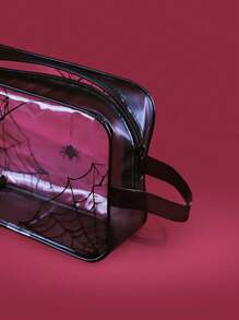 1个透明洗漱包,便携式旅行化妆包,带拉链,TSA认证透明收纳袋,PVC化妆包,化妆品收纳袋,化妆刷包,化妆旅行洗漱包,透明必备礼品收纳拉链配件美甲包,化妆包,梳妆台,化妆包,收纳包,化妆品收纳包,化妆包,洗漱包,桌面收纳包,化妆包,化妆袋,化妆袋,化妆包,梳妆台,化妆袋,小化妆包,化妆包,大容量,大化妆包,女士礼物,圣诞礼物,女士礼物创意 - 黑色 - 查看 6