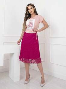 Women Skirts - Rosa Fucsia - Ver 3