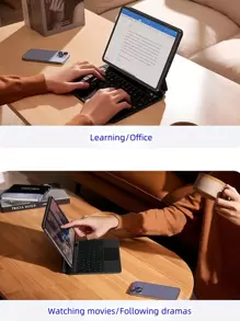 KX008 Apple Magic Keyboard: IPad Keyboard Case With Power Display Compatible With Ipad Pro 11-Inch (1st, 2nd, 3rd Generation) And IPad Air 10.9-Inch (4th, 5th Generation), Great Typing Experience, Built-In Trackpad, US English - Black - Black - View 4