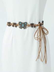 1 dây thắt lưng trang trí hạt cườm cho nữ - Nhiều màu - Xem 4