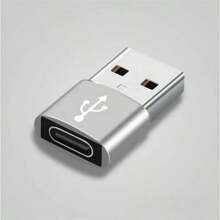 使用usb 3.1 Type-c轉usb A公頭轉接線,增強您的手機性能！ - 銀色 - 查看 1